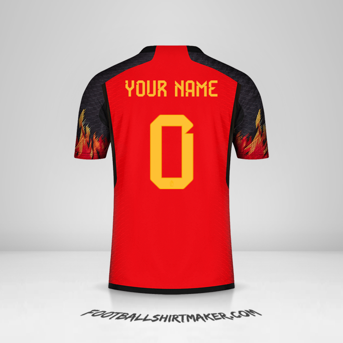 Shirt Belgium 2022 -  your name - 0