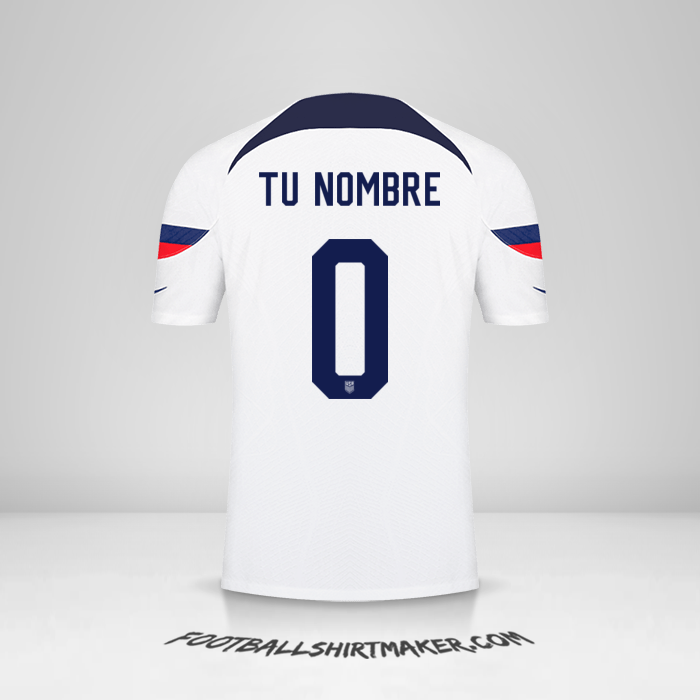 Camiseta Estados Unidos 2022 -  tu nombre - 0