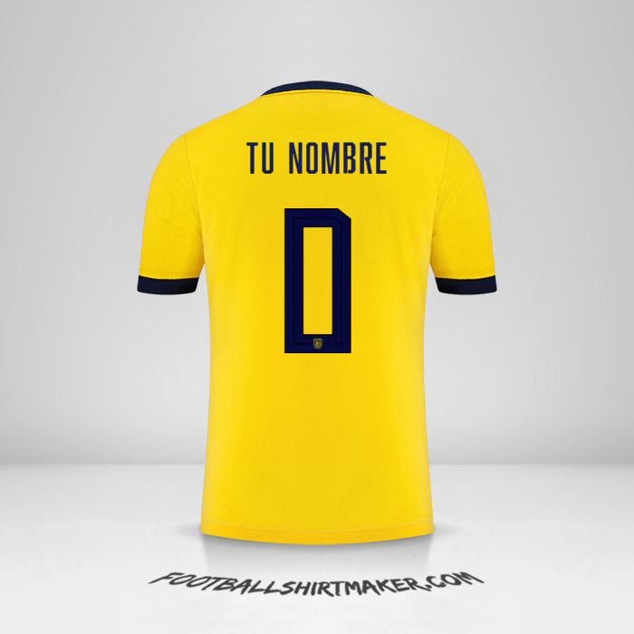 Camiseta Ecuador 2022 -  tu nombre - 0