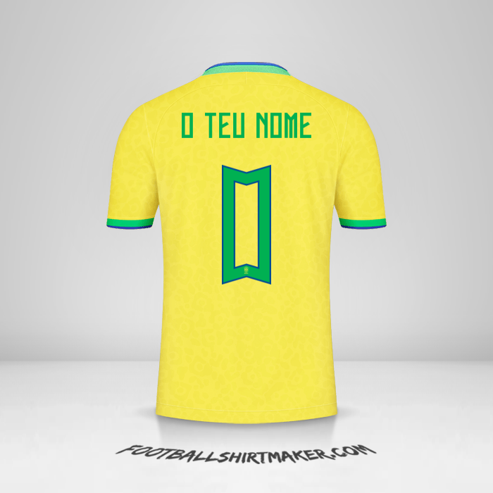 Camisola Brasil 2022 -  o teu nome - 0