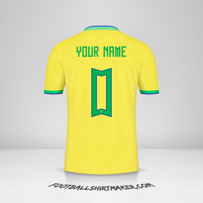 Shirt Brazil 2022 -  your name - 0