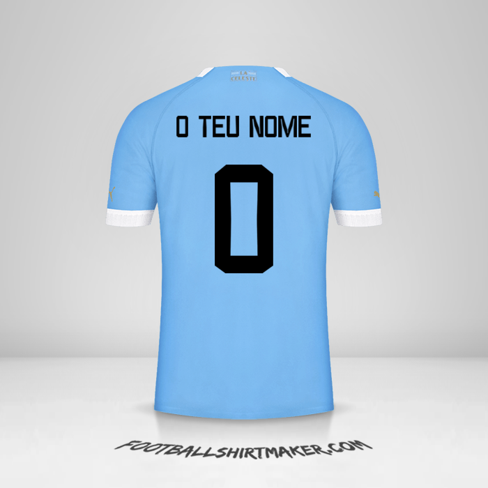 Camisola Uruguai 2022 -  o teu nome - 0