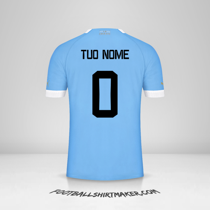 Maglia Uruguay 2022 -  tuo nome - 0