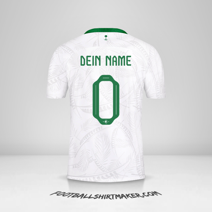 Trikot Saudi-Arabien 2022 -  dein name - 0