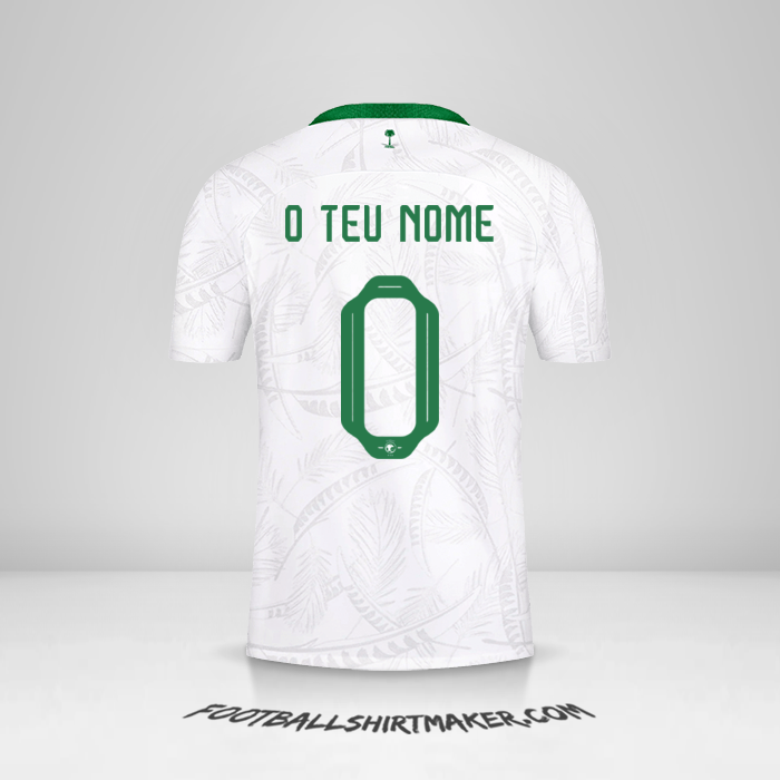 Camisola Arábia Saudita 2022 -  o teu nome - 0