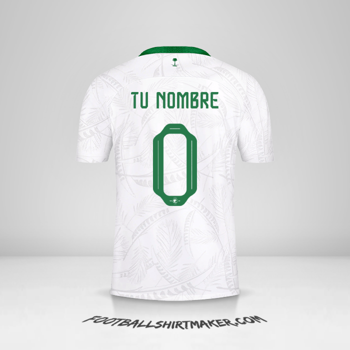 Camiseta Arabia Saudita 2022 -  tu nombre - 0