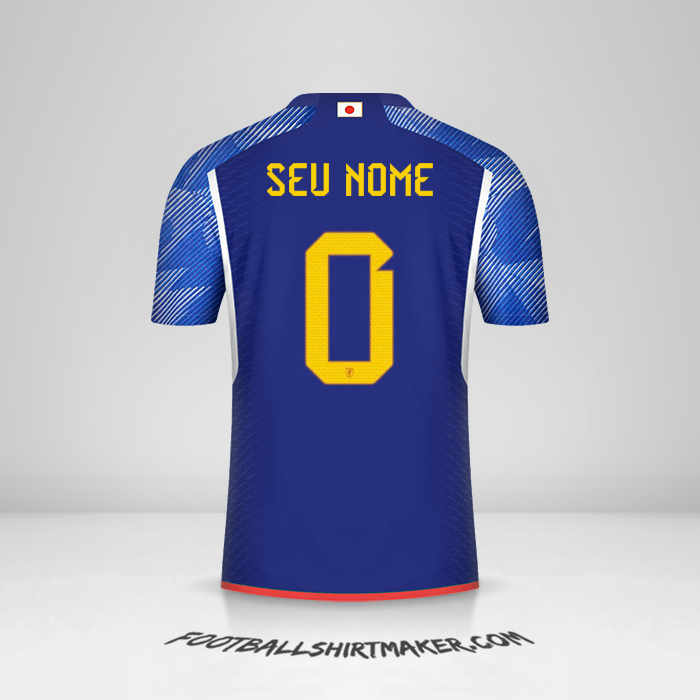 Camisa Japão 2022 -  seu nome - 0