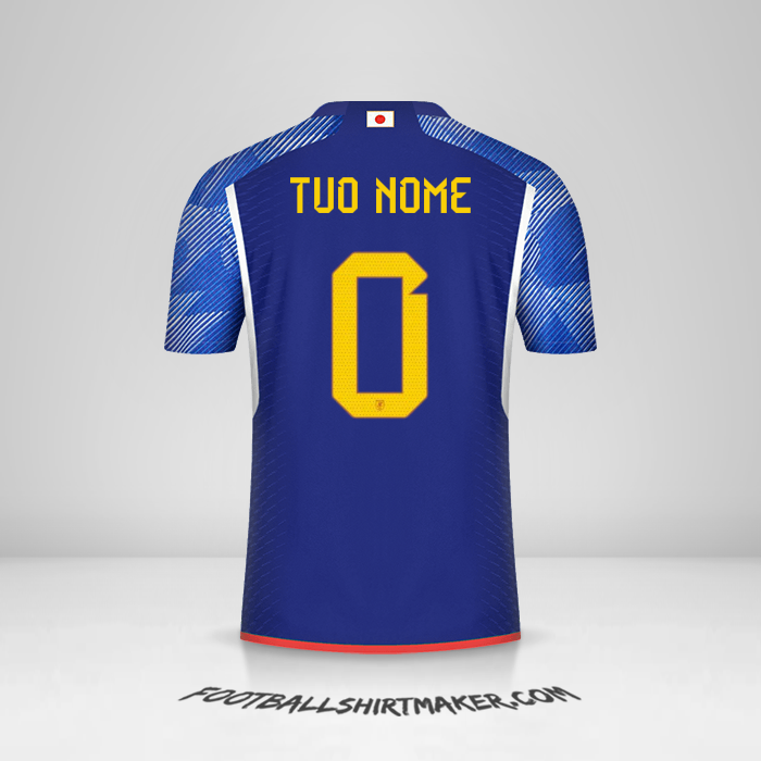 Maglia Giappone 2022 -  tuo nome - 0