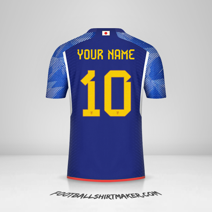 Japan 2022 jersey number 10 your name