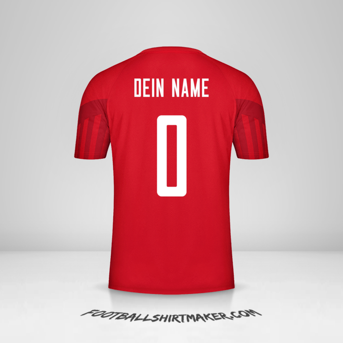 Trikot Dänemark 2022 -  dein name - 0