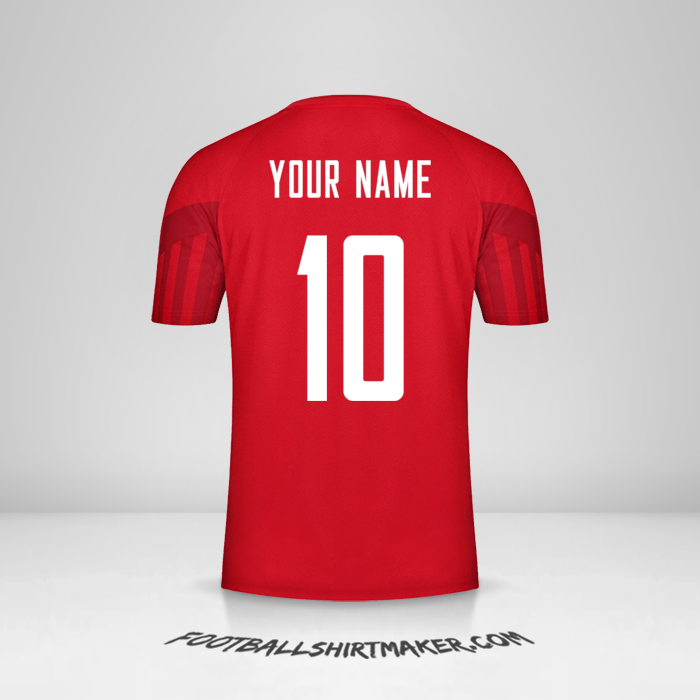 Denmark 2022 shirt number 10 your name