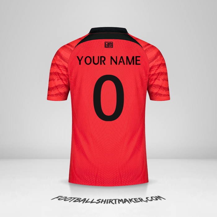 Shirt South Korea 2022 -  your name - 0