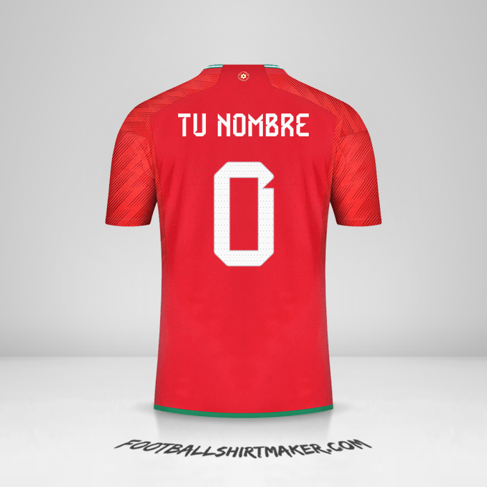 Jersey Gales 2022 -  tu nombre - 0