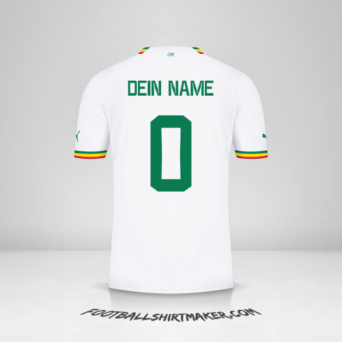 Trikot Senegal 2022 -  dein name - 0