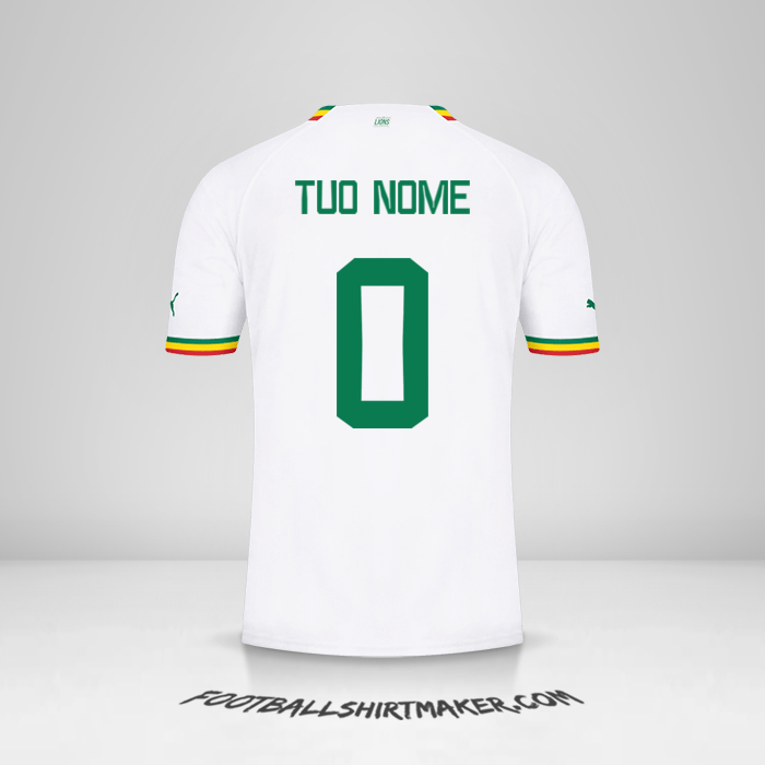 Maglia Senegal 2022 -  tuo nome - 0