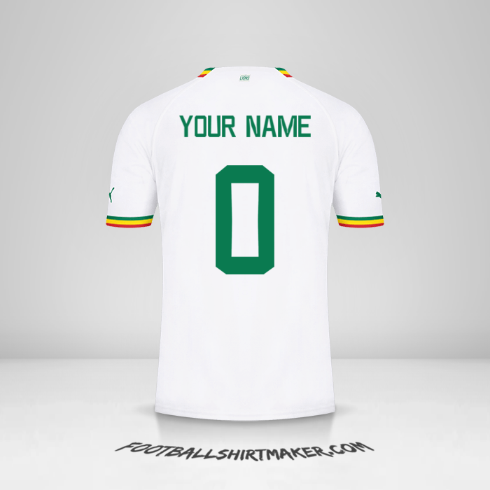 Jersey Senegal 2022 -  your name - 0