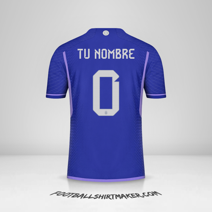 Camiseta Argentina 2022 II -  tu nombre - 0