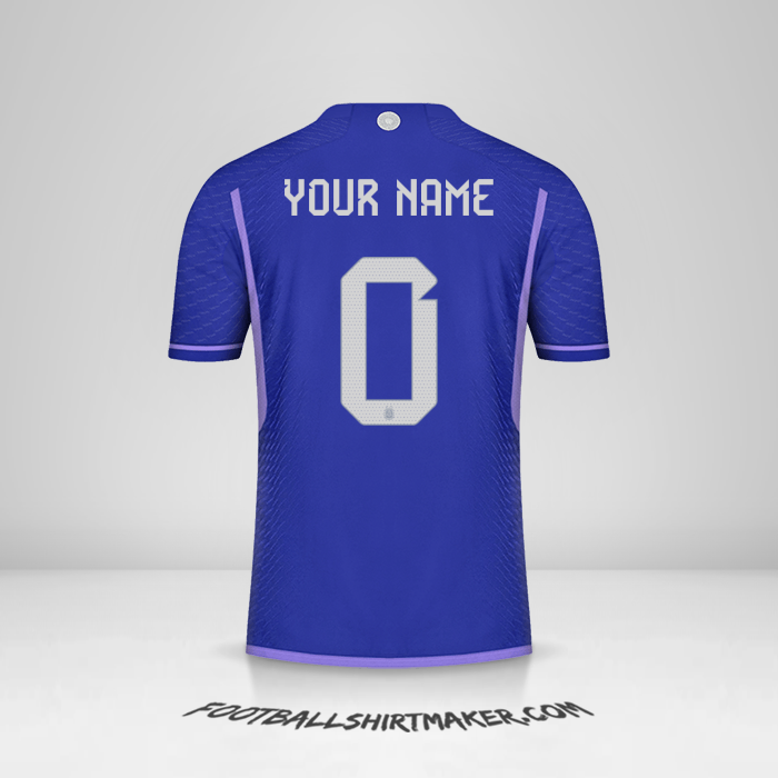 Shirt Argentina 2022 II -  your name - 0