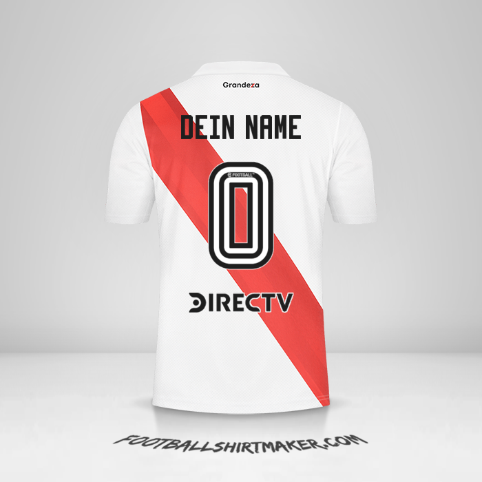 Trikot River Plate 2022/2023 -  dein name - 0