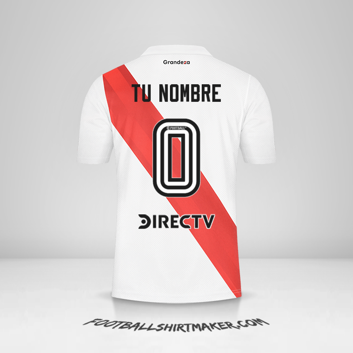 Jersey River Plate 2022/2023 -  tu nombre - 0