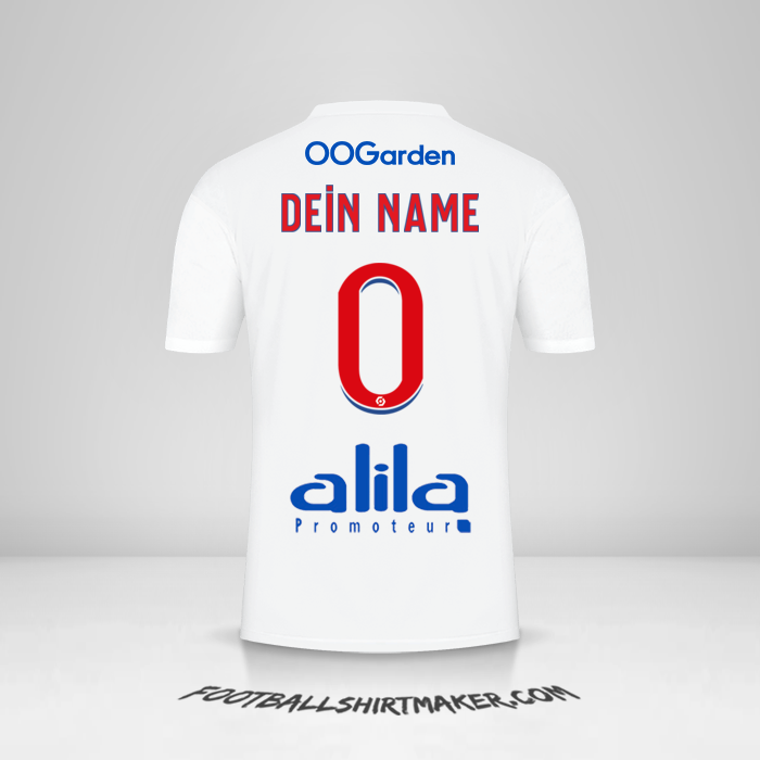 Trikot Olympique Lyon 2022/2023 -  dein name - 0