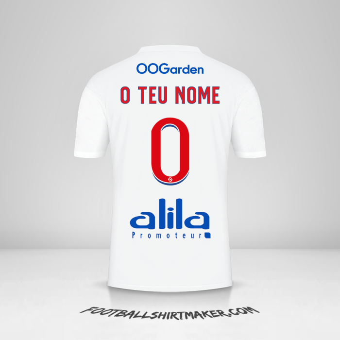 Camisola Olympique Lyon 2022/2023 -  o teu nome - 0