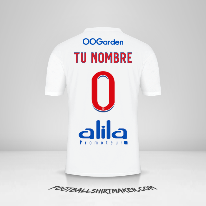 Jersey Olympique Lyon 2022/2023 -  tu nombre - 0