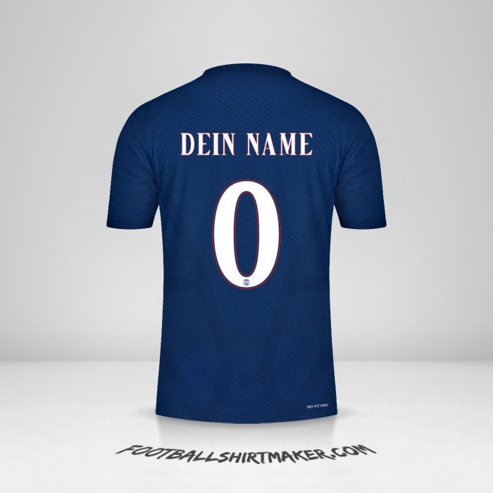 Trikot Paris Saint Germain 2022/2023 Cup -  dein name - 0