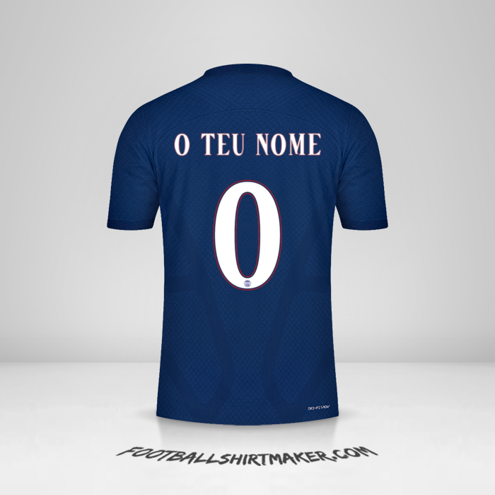 Camisola Paris Saint Germain 2022/2023 Cup -  o teu nome - 0