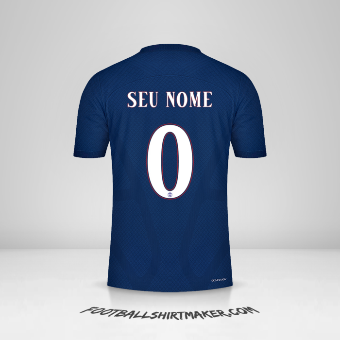 Camisa Paris Saint Germain 2022/2023 Cup -  seu nome - 0