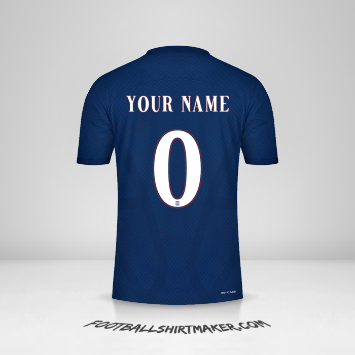 Shirt Paris Saint Germain 2022/2023 Cup -  your name - 0