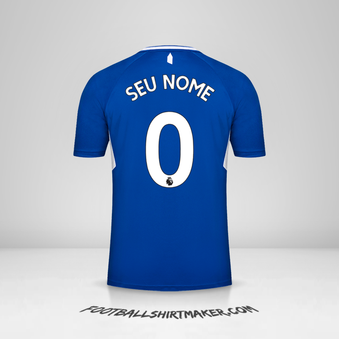 Camisa Everton FC 2022/2023 -  seu nome - 0