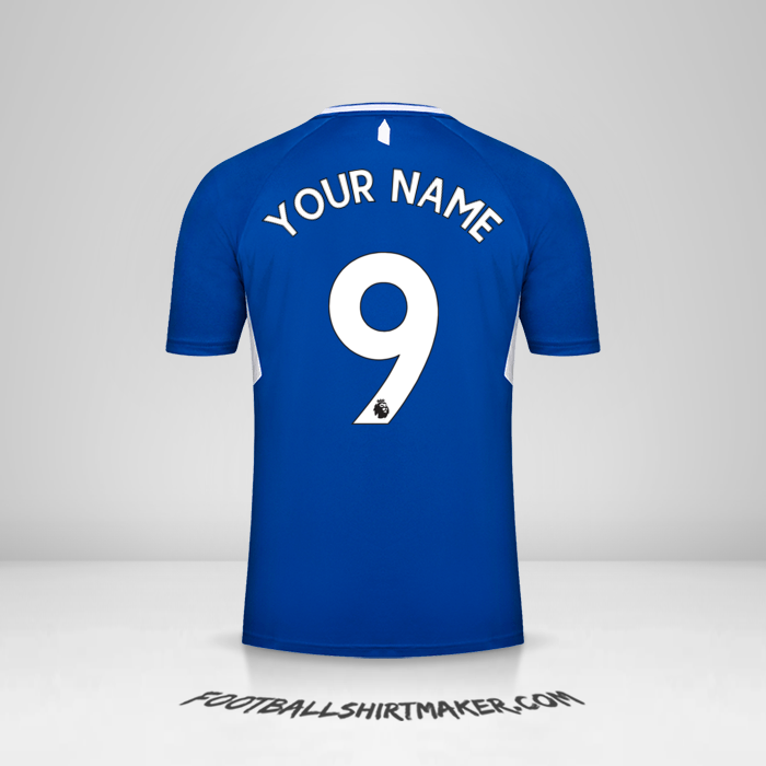 Everton FC 2022/2023 shirt number 9 your name