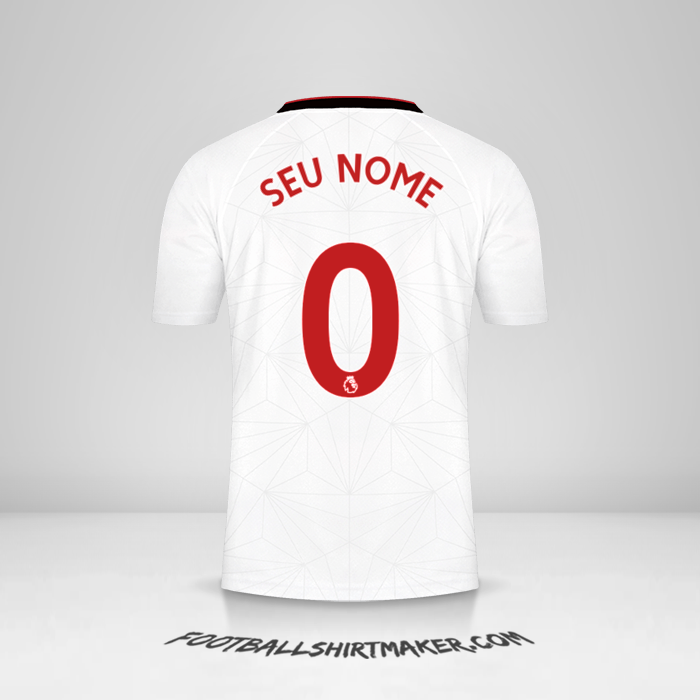 Camisa Southampton FC 2022/2023 -  seu nome - 0