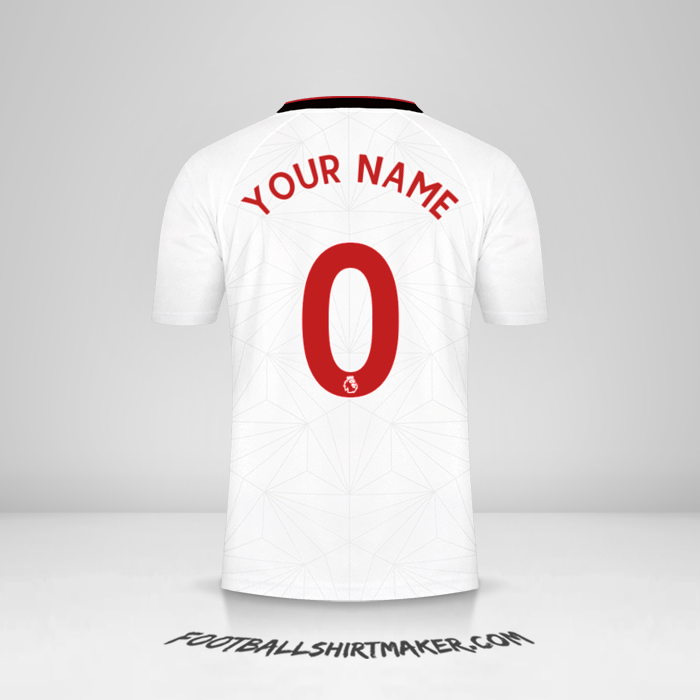 Southampton FC 2022/2023 shirt number 0 your name