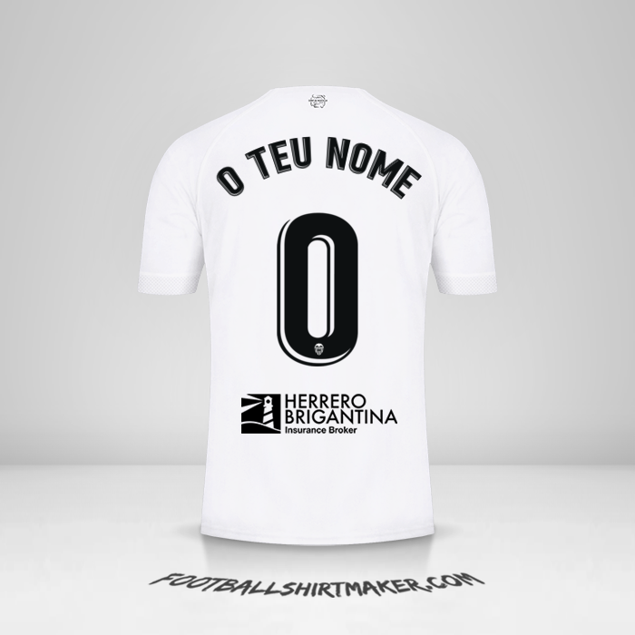 Camisola Valencia CF 2022/2023 -  o teu nome - 0