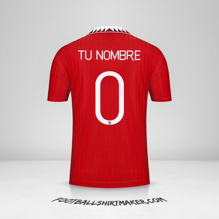 Camiseta Manchester United 2022/2023 Cup -  tu nombre - 0