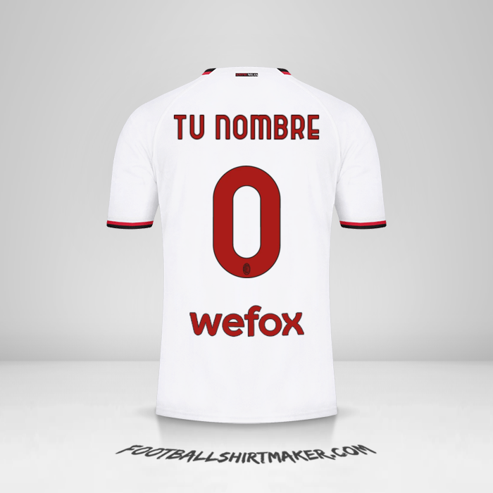 Jersey AC Milan 2022/2023 II -  tu nombre - 0