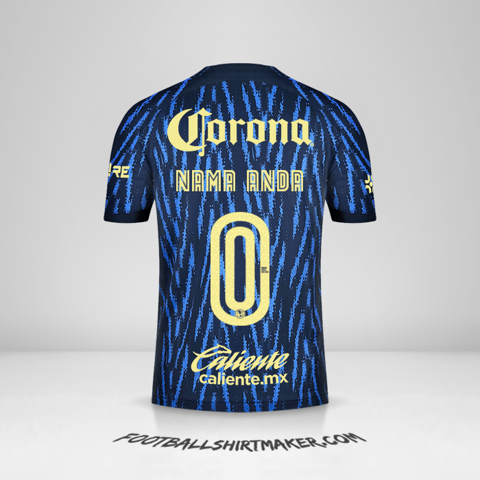 Jersey Club America 2022/2023 II -  nama anda - 0