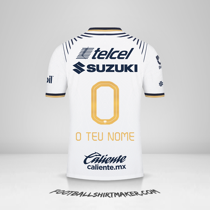 Camisola Pumas UNAM 2022/2023 -  o teu nome - 0