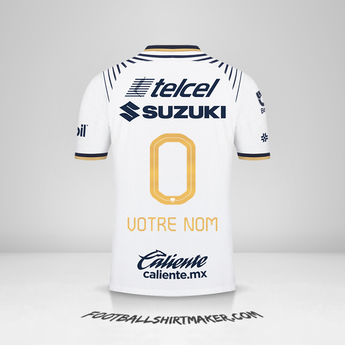 Maillot Pumas UNAM 2022/2023 -  votre nom - 0