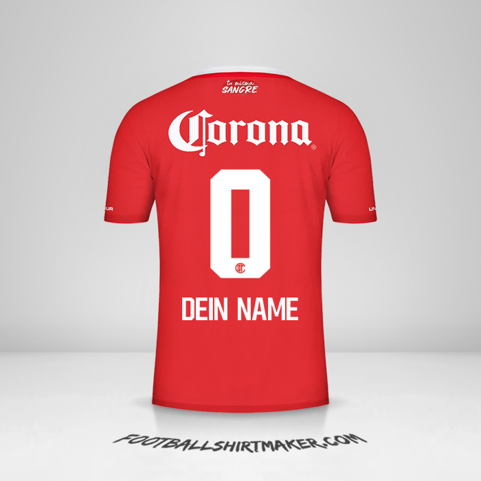 Trikot Toluca FC 2022/2023 -  dein name - 0