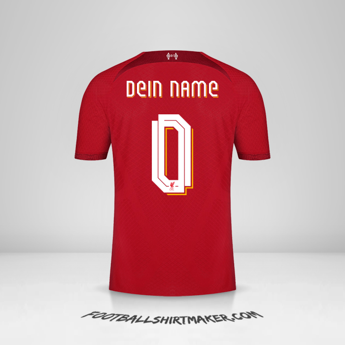 Trikot Liverpool FC 2022/2023 Cup -  dein name - 0