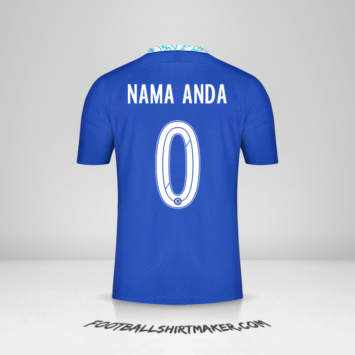 Jersey Chelsea 2022/2023 Cup -  nama anda - 0