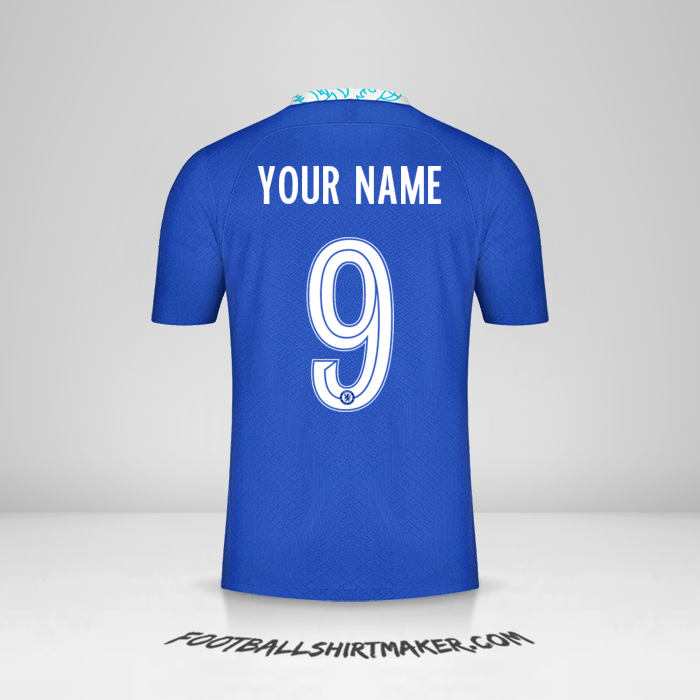 Chelsea 2022/2023 Cup jersey number 9 your name