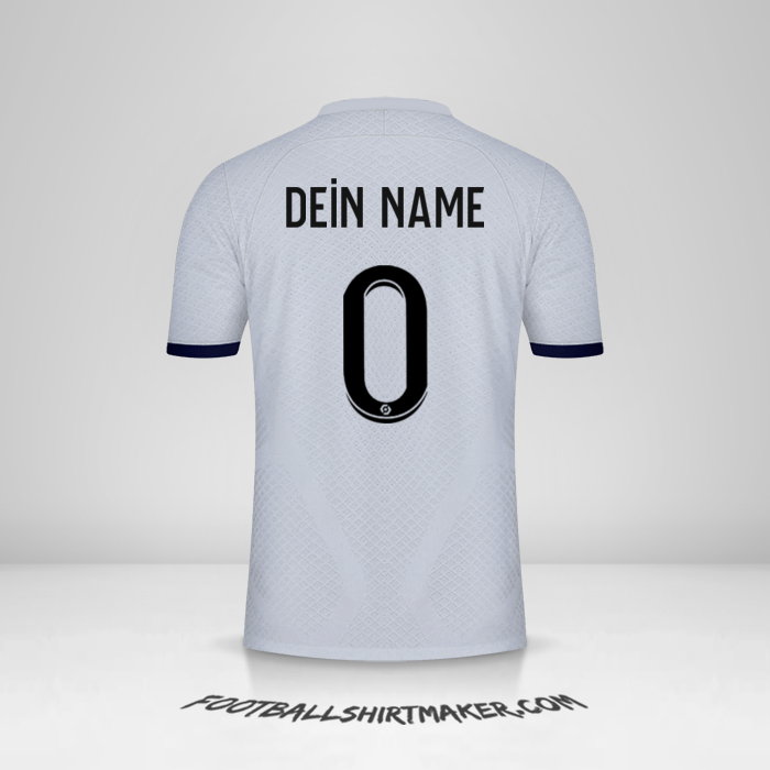 Trikot Paris Saint Germain 2022/2023 II -  dein name - 0