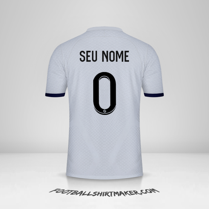 Camisa Paris Saint Germain 2022/2023 II -  seu nome - 0