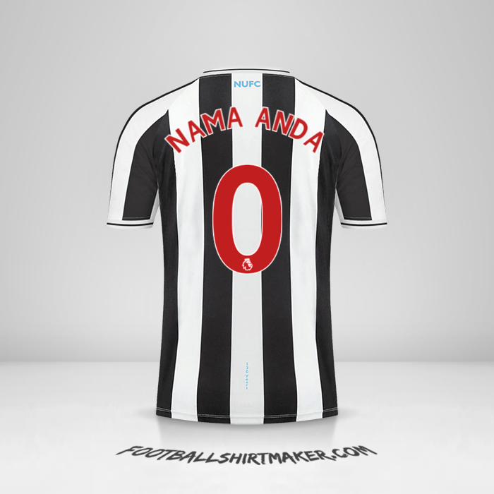 Jersey Newcastle United FC 2022/2023 -  nama anda - 0