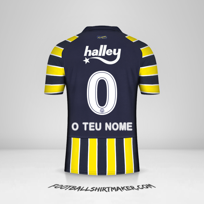 Camisola Fenerbahce SK 2022/2023 -  o teu nome - 0