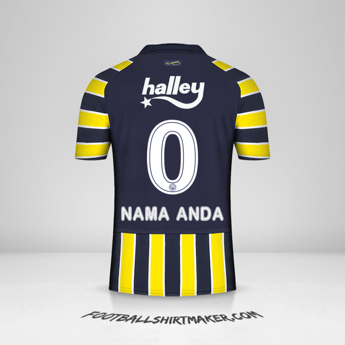 Jersey Fenerbahce SK 2022/2023 -  nama anda - 0